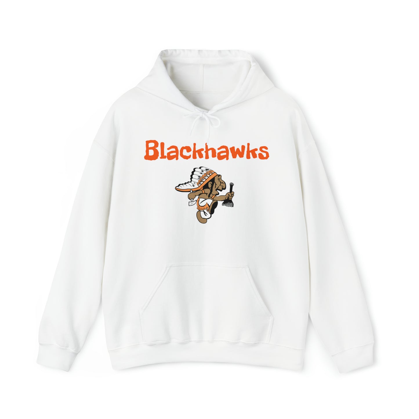 Grafton Blackhawk Throwback Unisex Heavy Blend™ Hooded Sweatshirt  Wisconsin