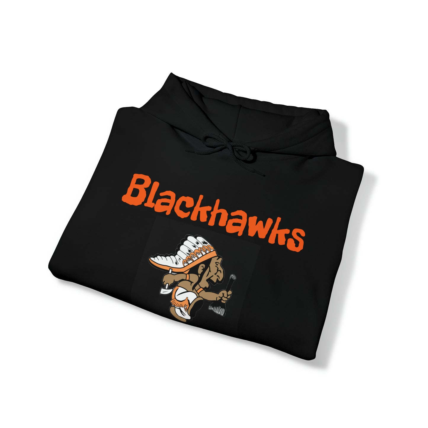 Grafton Blackhawk Throwback Unisex Heavy Blend™ Hooded Sweatshirt  Wisconsin