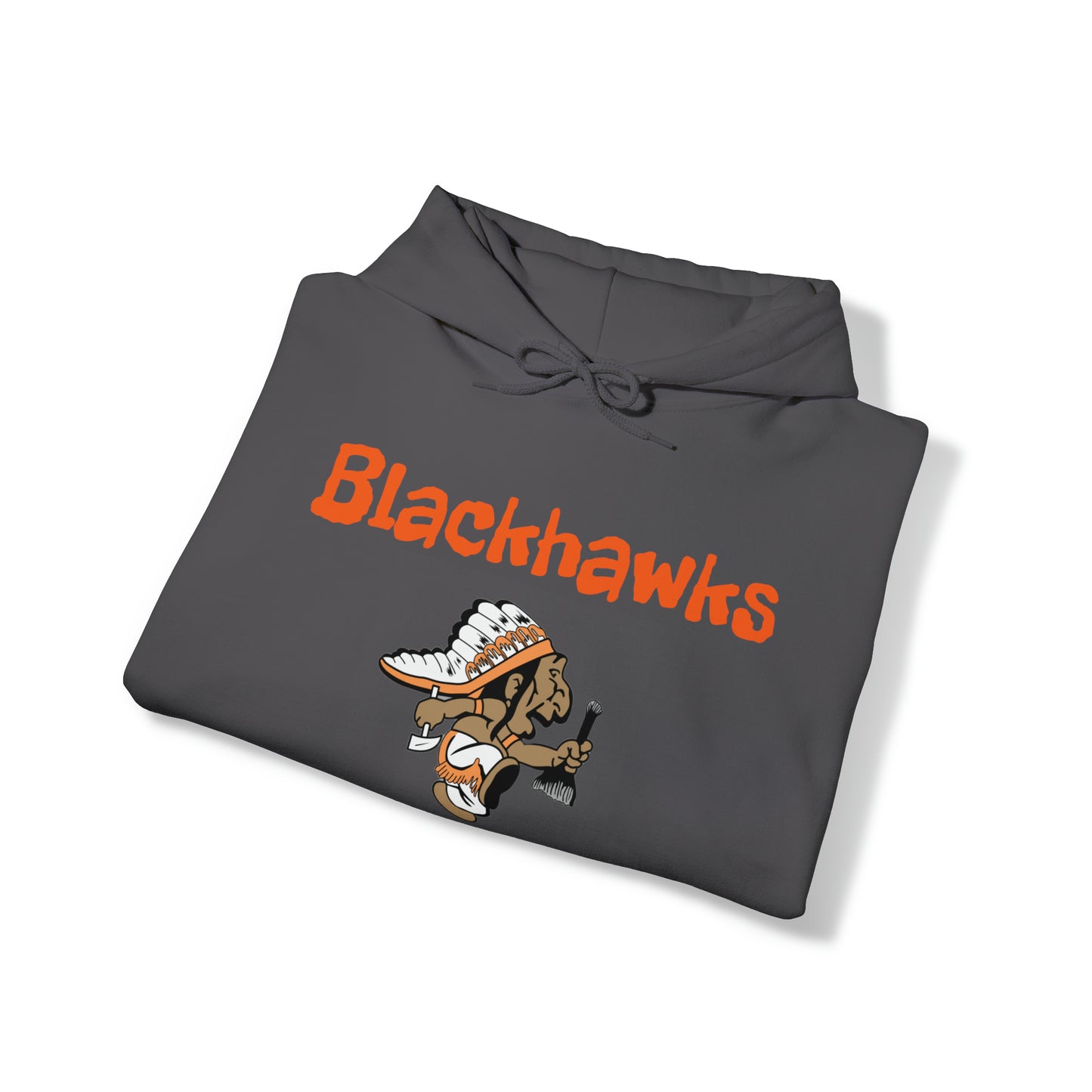 Grafton Blackhawk Throwback Unisex Heavy Blend™ Hooded Sweatshirt  Wisconsin