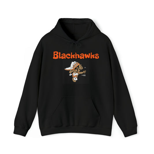 Grafton Blackhawk Throwback Unisex Heavy Blend™ Hooded Sweatshirt  Wisconsin