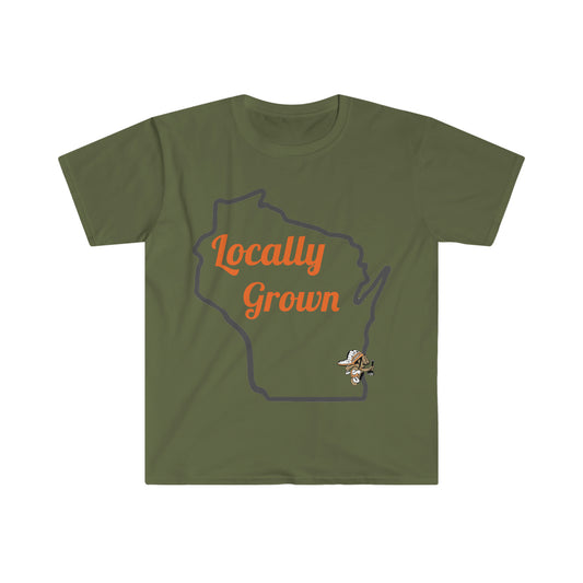 Locally Grown Blackhawk Soft T-Shirt Grafton Wisconsin