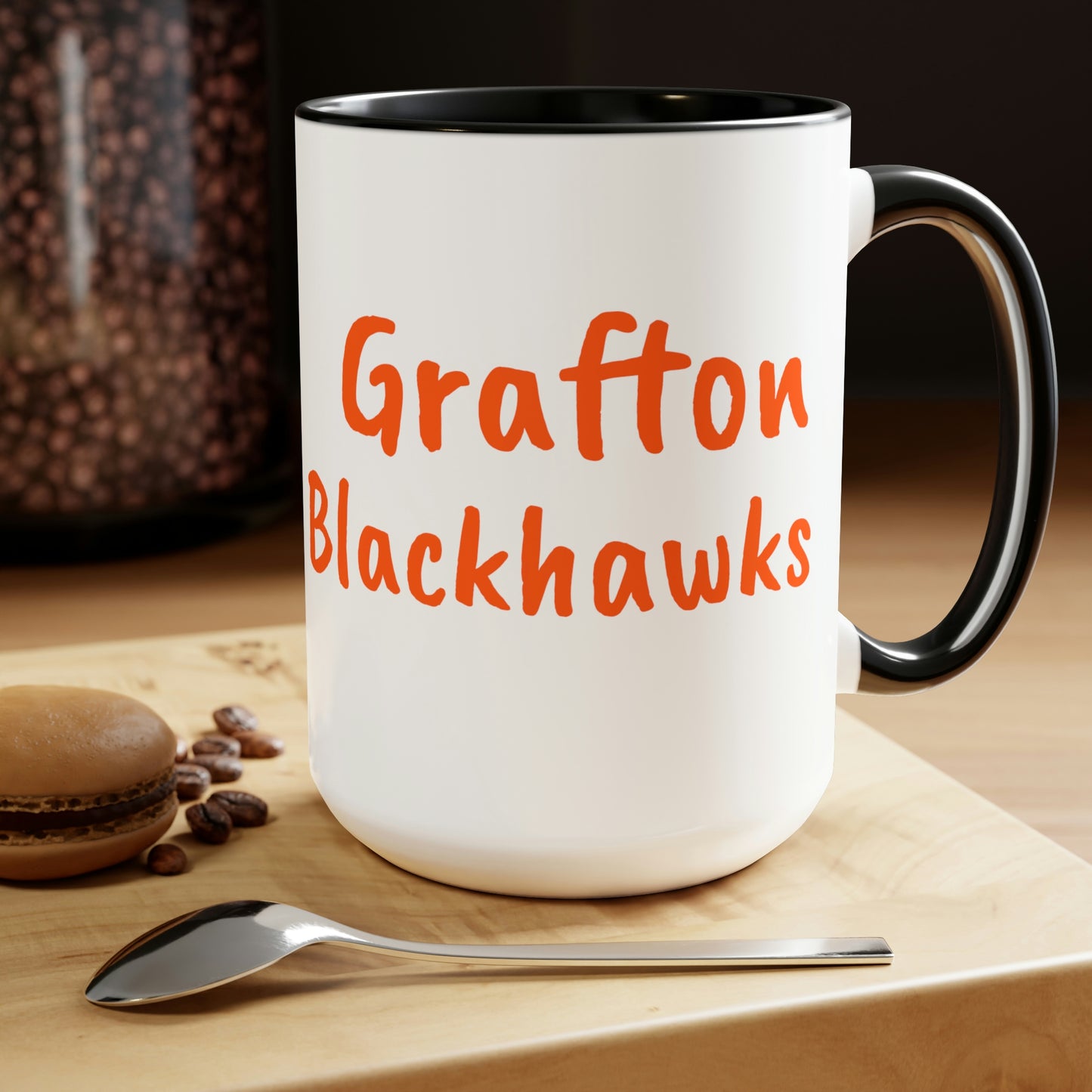 Grafton Blackhawk Throwback  Coffee Mug (15oz)